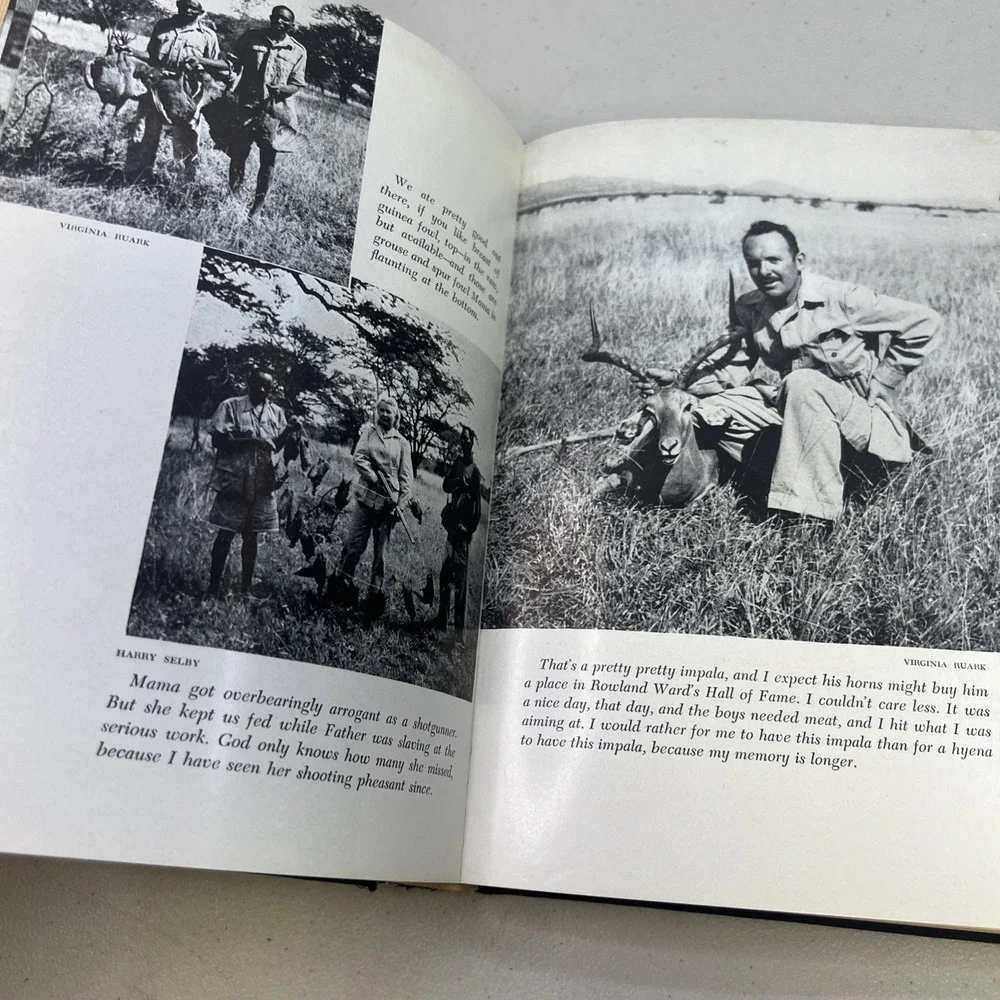 VTG‎ Horn of the Hunter by Robert C. Ruark, 1953 Collectible Illustrated Africa